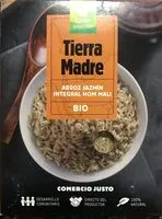 Mängden socker i Tierra madre arroz jazmín integral hom mali
