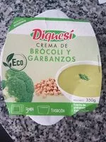 Mängden socker i Crema ecológica de brócoli y garbanzos