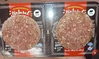 Mängden socker i Hamburguesas de vacuno congeladas