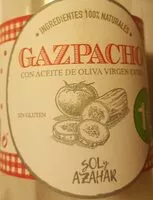 Mängden socker i Gazpacho con aceite de oliva virgen extra