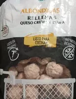 Mängden socker i Albóndigas rellenas queso crema y trufa