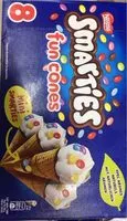 Mängden socker i Glace smarties fun cones