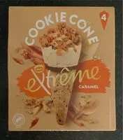 Mängden socker i Glace Cookie Cone Caramel