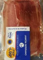 Mängden socker i Jamon serrano