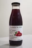 Mängden socker i Zumo de arándano rojo ecológico