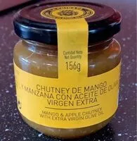 Mängden socker i Chutney de Mango y Manzana con AOVE