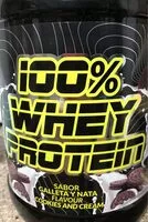 Mängden socker i 100% whey protein sabor galleta y nata