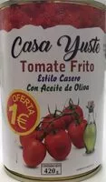 Mängden socker i Tomate frito estilo casero con aceite de oliva