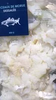 Mängden socker i Morceaux de morue desalee