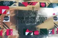 Mängden socker i Torró cruixent de xocolata