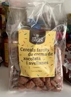 Mängden socker i Cereals farcits de crema de xocolata i avellanes