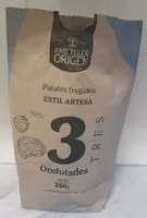 Mängden socker i Patates fregides ondulades