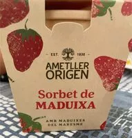 Mängden socker i Sorbet de maduixa