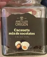 Mängden socker i Cacauets mix xocolates