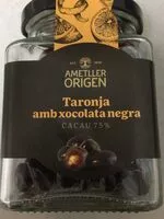 Mängden socker i Taronja amb xocolata negra