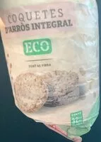 Mängden socker i Coquetes d'arròs integral