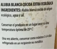 Mängden socker i alubias extra