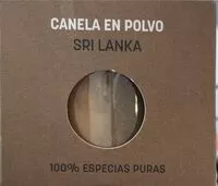 Mängden socker i Canela en polvo