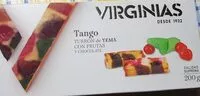 Mängden socker i Turrón de yema con frutas y chocolate