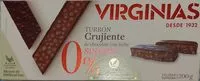 Mängden socker i Turrón crujiente de chocolate con lechos sin azúcares añadidos