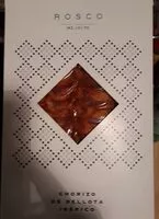 Mängden socker i Chorizo de Bellota ibérique