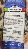 Mängden socker i Pizza delizia trufa & calabacín