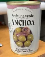 Mängden socker i Aceituna verde rellena de anchoas
