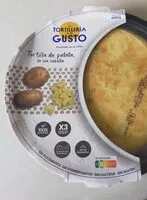 Mängden socker i Tortilla de patata, sin cebolla