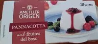 Mängden socker i Panacotta con frutos del bosque