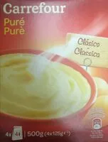 Mängden socker i Puré de patatas