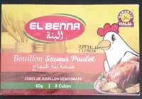 Mängden socker i Bouillon saveur poulet