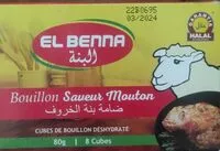 Mängden socker i Bouillon Saveur mouton