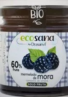 Mängden socker i Mermelada eco sana mora