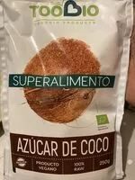 Mängden socker i Toobio coconut sugar
