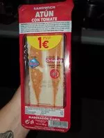 Mängden socker i Sándwich Atún con Tomate