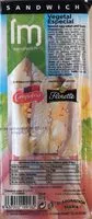 Mängden socker i Sándwich vegetal