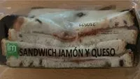 Mängden socker i sandwich jamon y queso