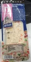 Mängden socker i In sándwich ensaladilla rusa