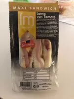Mängden socker i Maxi sandwich Super Lomo con Tomate