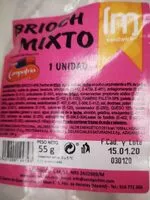 Mängden socker i Brioch Mixto
