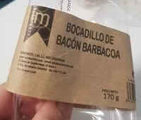 Mängden socker i Bocadillo  de bacón barbacoa
