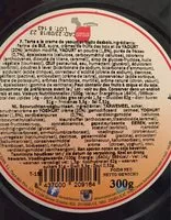 Mängden socker i Tarte a la creme et fruits des bois