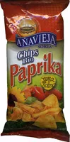 Mängden socker i Chips bio paprika