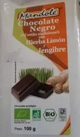 Mängden socker i Chocolate Negro con hierba limón y jengibre