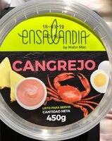 Mängden socker i Ensalada Cangrejo