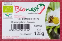 Mängden socker i Bio himbeeren