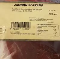 Mängden socker i Jambon Serrano