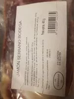 Mängden socker i Jamon serrano bodega