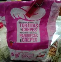 Mängden socker i Preparado de harina para tortitas y crepes