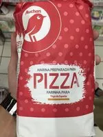 Mängden socker i Harina preparada para pizza
